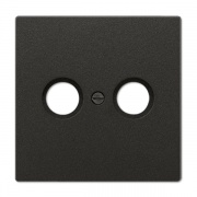 Накладка телевизионной розетки TV-SAT(FM) Jung LS Антрацит