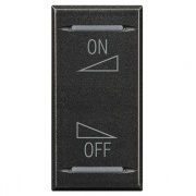 Axolute Клавиши с символами для системы автоматизации для 2 функций - 1 модуль, регулировка ON-OFF,