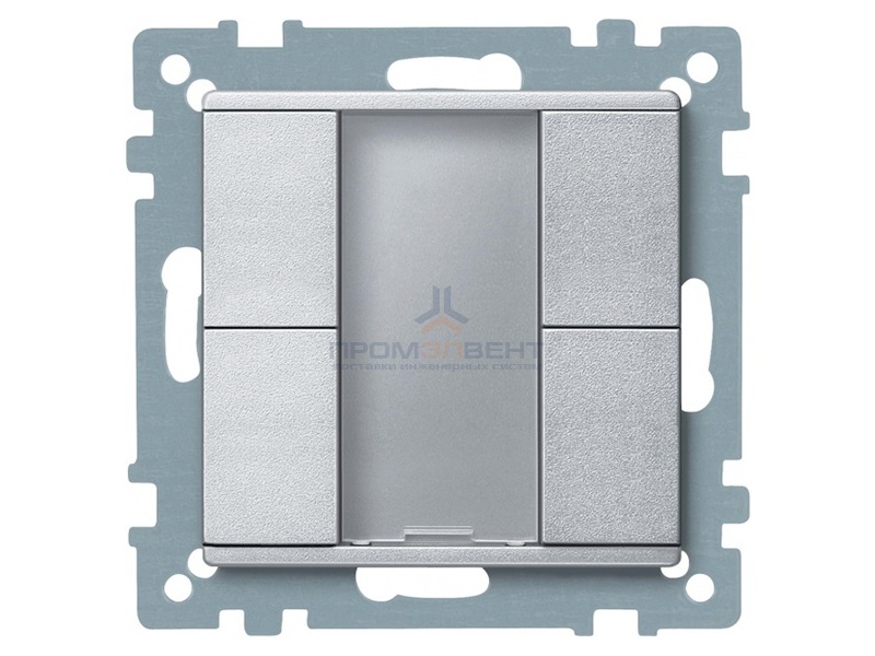 SM,2 КН. ВЫКЛ PLUS, АЛЮМ