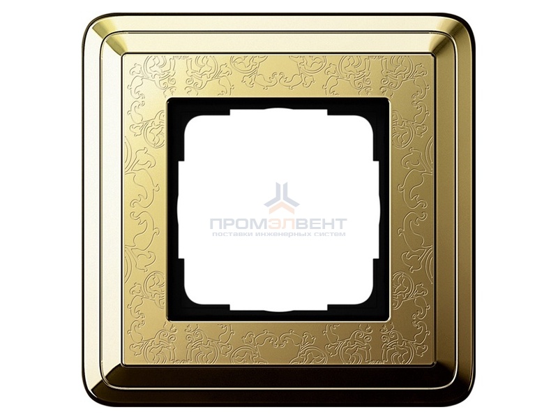 Рамка 1-ая Gira ClassiX Art Латунь/Латунь