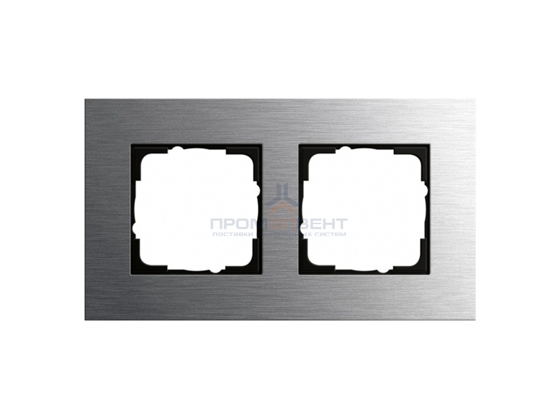 Рамка 2-ая Gira Esprit Сталь