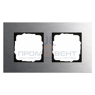 Рамка 2-ая Gira Esprit Сталь