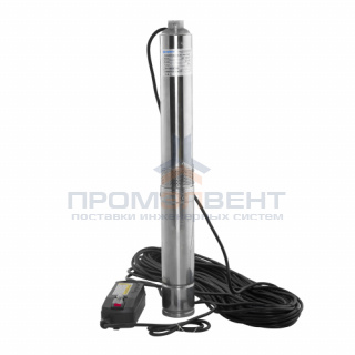 Насос скважинный Aquario ASP 1E-45-90 - 0,6 кВт (однофазный, Hmax 48 м, Qmax 46 л/мин, кабель 35 м)