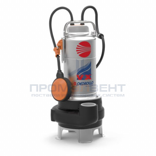 Насос фекальный Pedrollo VX 10/50-N - 0,75 кВт (3x400 В, Qmax 550 л/мин, Hmax 8,5 м, кабель 5 м)