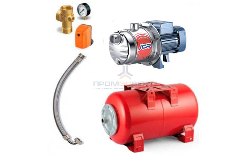 Насосная станция Pedrollo HYDROFRESH JCRm 1A-50 CL - 0,55 кВт (Qmax 60 л/мин, 1x230В, с/х)