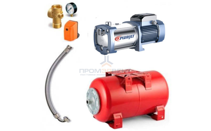 Насосная станция Pedrollo HYDROFRESH PLURIJETm 6/90-N-24CL - 1,10 кВт (Qmax 80 л/мин, с/х)