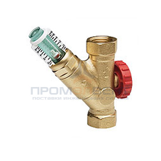 Вентиль балансировочный WATTS SRVOL-IG - 3/4" (ВР/ВР, PN10, Tmax 100°C, расход 2-16 л/мин)