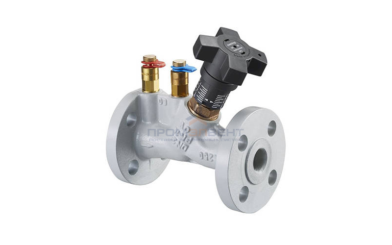 Вентиль регулирующий Oventrop Hydrocontrol VFC (16 бар) - Ду20 (с фланцами по ANSI)