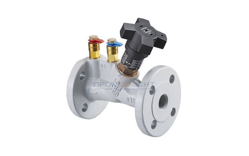 Вентиль регулирующий Oventrop Hydrocontrol VFC (16 бар) - Ду25 (с фланцами по DIN EN 1092-2)