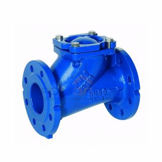 Клапан обратный шаровой GENEBRE 2453 - Ду80 (ф/ф, PN16, Tmax 80°C, чугун)