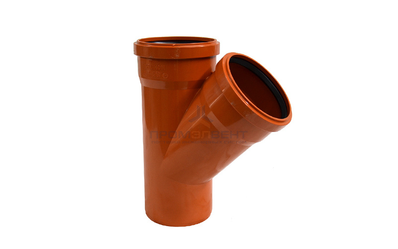 Тройник SINIKON НПВХ 400/200x45