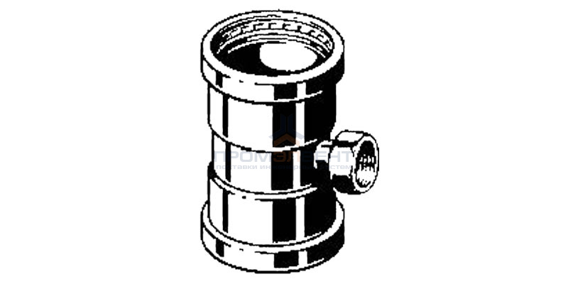 Тройник Viega d64х3/4