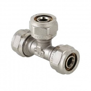 Тройник переходной VALTEC VTm.331 - 32 x 20 x 32 (винтовой, для металлопластиковых труб)