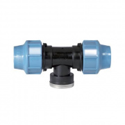 Тройник с переходом на внутреннюю резьбу UNIDELTA 1007 - 32 x 3/4" (винтовой, для труб ПНД)
