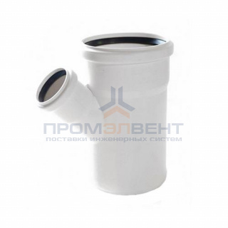 Тройник с уменьшенным отводом на 45° REHAU RAUPIANO PLUS - 200 x 160 (для внутренней канализации)