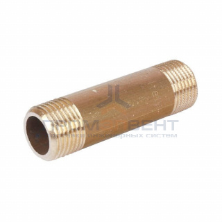 Удлинитель резьбовой STOUT - 1"1/4 длина 80 мм (НР/НР, латунь без покрытия)