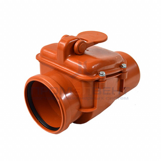 Клапан обратный для наружной канализации AQUER НПВХ - 110