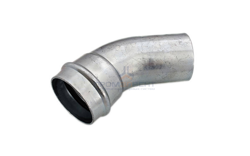 Отвод 45° Conex Banninger PC 5040 - 54 (оцинкованная сталь)