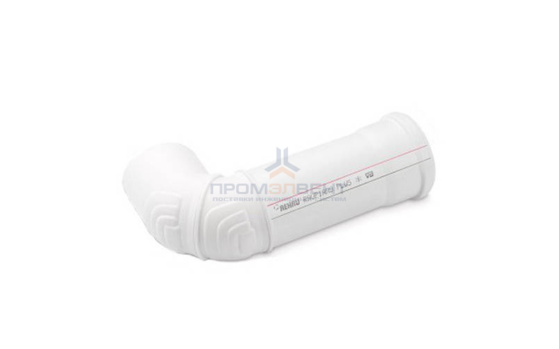 Отвод 87° с удлинением для манжеты REHAU RAUPIANO PLUS - 75 (для системы внутренней канализации)