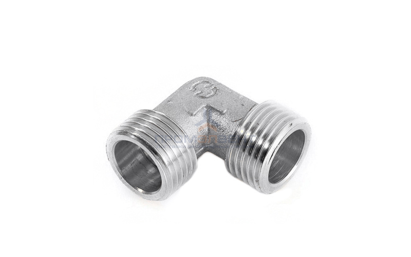 Отвод 90° латунный резьбовой равнопроходный STOUT (НР/НР) - 1/2