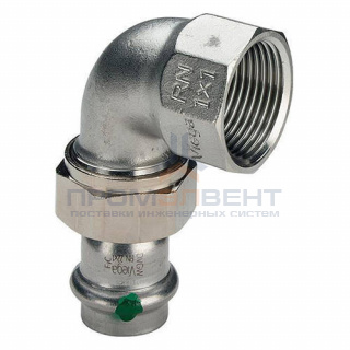 Отвод 90° разъемный Viega Sanpress Inox 2355 - 54 x 2" (нержавеющая сталь)