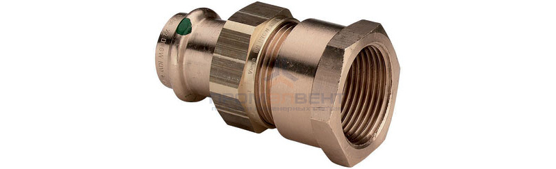 Переход на внутреннюю резьбу разъемный Viega G3 Sanpress 2262 - 28 x 1