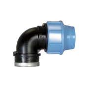 Переход на внутреннюю резьбу угловой UNIDELTA 1009 - 40 x 1"1/4 (винтовой, для труб ПНД)