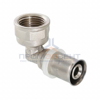 Переход на внутреннюю резьбу угловой VALTEC VTm.252 - 20 x 3/4" (прессовой, для металлопласт. труб)