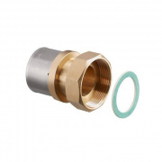 Переход на накидную гайку Oventrop Cofit P - 20x2.5 x 3/4" (прессовой, бронза)