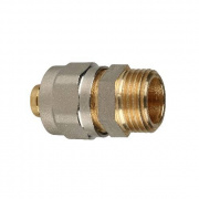 Переход на наружную резьбу STOUT - 26 x 3/4" (винтовой, для металлопластиковых труб)