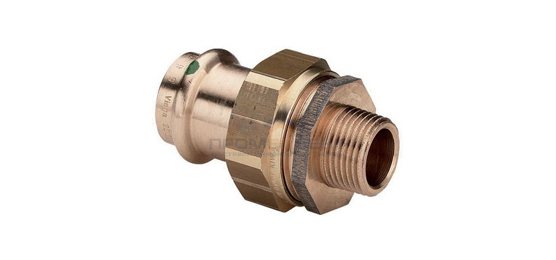 Переход на наружную резьбу разъемный Viega G3 Sanpress 2265 - 22 x 1