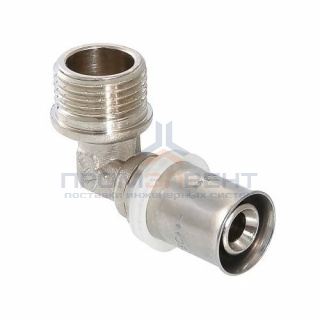 Переход на наружную резьбу угловой VALTEC VTm.253 - 20 x 1/2" (прессовой, для металлопласт. труб)