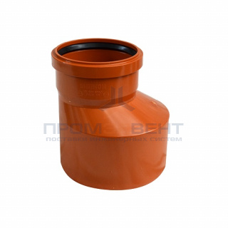 Переход эксцентрический для наружной канализации СИНИКОН НПВХ - 200 x 160