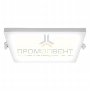 06-25 Светодиодная панель встраиваемая квадр. 220В, 8Вт, CRI:80Ra, 640Лм, 95*75мм,  алюминиевый корпус, изолированный драйвер, 2700К