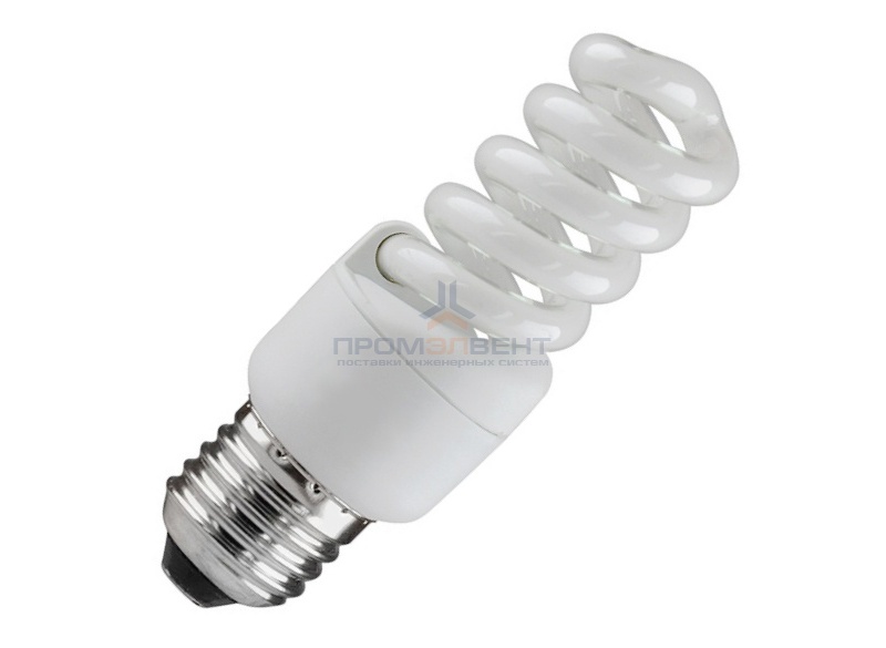 Лампа энергосберегающая ESL QL7 13W 2700K E27 спираль d40x83 теплая