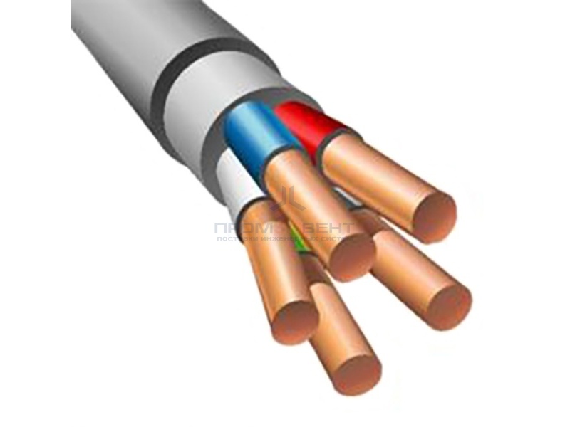 Кабель силовой NYMнг(A)-LS 5х1,5 0,66кВ ГОСТ IEC 60227-4-2011 (Севкабель)