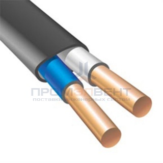 Кабель силовой ВВГнг(А) 2х1,5 плоский ГОСТ 31996 (Электрокабель НН)