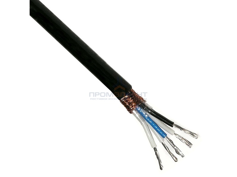 Кабель монтажный МКЭШвнг(А) 2х2х0,75 экранированный с скрученными попарно жилами