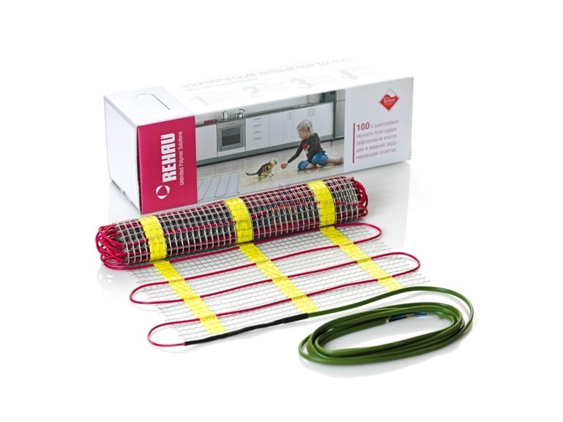 Нагревательный двужильный мат REHAU SOLELEC TM-V 160  960W (0,5х12м) 6m2