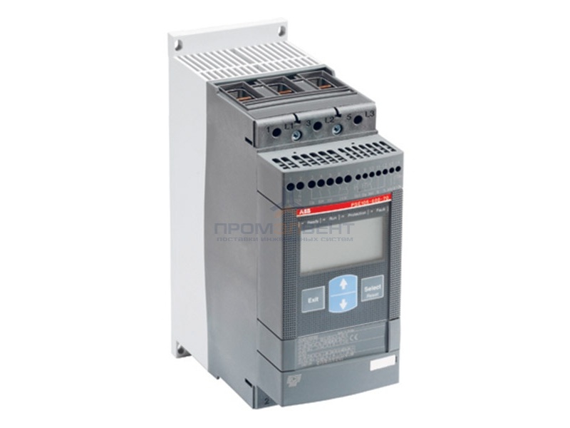 Софтстартер ABB PSE72-600-70 37кВт 600В 72А с функцией защиты двигателя