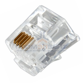 Джек телефонный 6P-4C Rexant