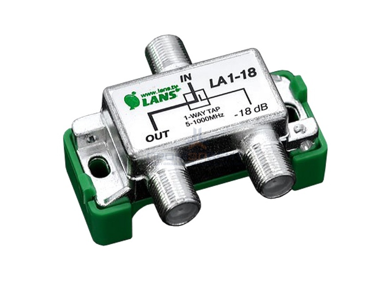 Ответвитель 1 отвод 18.0 дБ