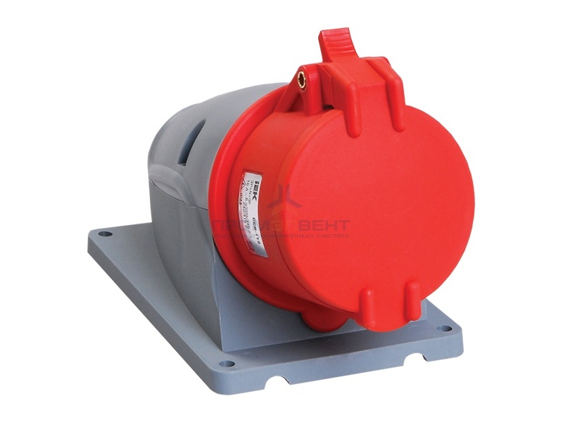 Розетка стационарная ССИ-115 16А-6ч/200/346-240/415В 3Р+РЕ+N IP44 MAGNUM ИЭК