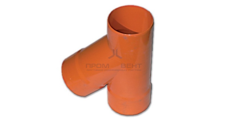 Тройник для двустенных труб,45°, полипропилен, д.140 мм DKC