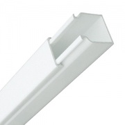 Кабель-канал 25х25 белый Элекор IEK 2м/шт [уп. 32м] (кабельный короб)