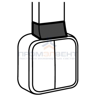 Адаптер QUTEO для кабель-канала 15x10мм Legrand METRA