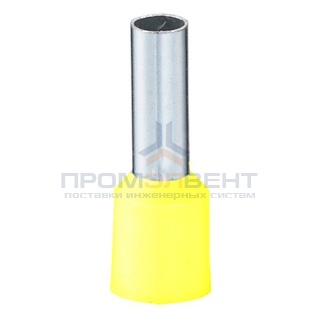 Наконечник штырьевой втулочный изолированный НШвИ 6,0-12 (уп.100шт) КВТ