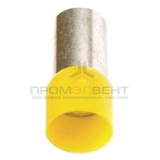 Наконечник-гильза изолированный НШВИ 6,0кв.мм - 14мм желтый (100шт) DKC