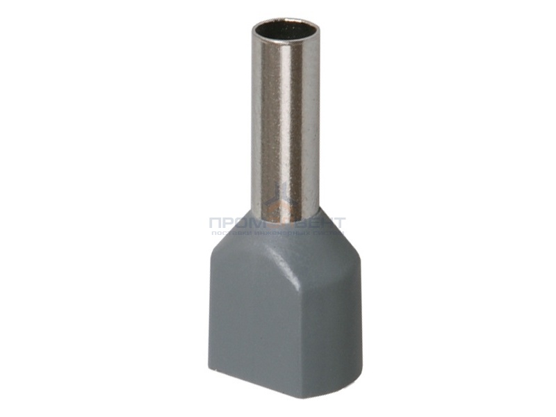 Наконечник кабельный НШвИ2 4,0-12 с изолированным фланцем серый НГИ2 (100шт) ИЭК