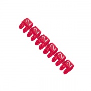 Маркер для кабеля 0,5/1,5мм2 Legrand CAB3 "2" красный